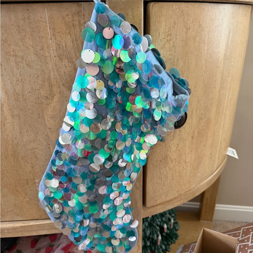 Sequin Stockings West Elm set of 4
